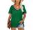 Angerella Summer Tops for Women Casual V Neck T Shirts Short Sleeve Tunic Tops Loose Fit