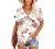 Angerella Summer Tops for Women Casual V Neck T Shirts Short Sleeve Tunic Tops Loose Fit