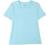 Coral Bay Petite Solid Square Neck Short Sleeve Top