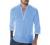 Karlywindow Mens Linen Henley Shirt Long Sleeve Cotton Beach Yoga Loose Fit Henleys Tops