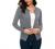 Urban CoCo Women's Long Sleeve Crew Neck Button Down Knit Cardigan Sweater