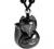 Jewever Black Obsidian Lucky Fox Necklace Natural Stone Healing Crystal Pendant Protection Amulet Gemstons Pendant Jewelery