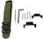 [Richie Strap] 22mm 5 Ring Nylon Watch Band Strap Metal Adapters Kit for Casio GShock GG-1000 GSG-100 GWG-100 GWG100 GSG100