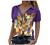 Smooto Tunic Blouse Women's Casual Short Sleeve Sexy V-Neck T-Shirt Zipper Off Shoulder Loose Tops