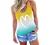 Women's Summer Sleeveless Crew Neck Tank Tops Vintage Floral Graphic Tee Tshirts Casual Basic T Shirts Blouse