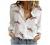 Button Down Shirts for Women V Neck Casual Work Formal Plain Tops Long Sleeve Blouse Trendy Print Collared Tunic Top