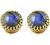 JewelryGift Choose Your Natural Gemstone Round Shape Stud Earrings 18K Gold Plated Fashion Jewelery Earrings for Womens And Girls