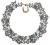 Hitele® Luxury Gold Tone Chain Multi-Color Crystal Collar Choker Statement Bib Necklace jewelery for Women&Girl Gift