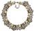 Hitele® Luxury Gold Tone Chain Multi-Color Crystal Collar Choker Statement Bib Necklace jewelery for Women&Girl Gift
