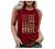 Women's Patriotic Shirt USA Flag Letters Print Sleeveless Tank Top Summer Casual Crewneck 4th of July Graphic Tee Tops