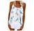 Summer Tops for Women Casual Crew Neck Cute Ruffle Hem Spaghetti Strap Tank Tops Loose Fit Beach Cami Shirts Camisoles