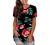 Summer T-Shirt for Women Striped Leopard Print Short Sleeve Tops Casual Color Block T Shirt Crewneck Tunic Tee Blouse