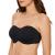 DELIMIRA Women's Jacquard Bandeau Underwire Minimizer Strapless Bra for Large Bust