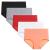 wirarpa Women's High Waisted Cotton Underwear Soft Full Briefs Ladies Breathable Panties Multipack