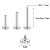 ShineYingTi 16g ASTM F136 Labret Titanium Internally Threaded Earring Helix Tragus Cartilage Ear Piercing Body Jewelery