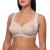 frugue Women's Wirefree Wireless Plus Size Lace Minimizer Bra