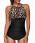 Tempt Me Women One Piece Swimsuit High Neck Plunge Mesh Ruched Monokini Swimwear