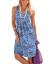 Jouica Women's Casual Summer Tank Sleeveless Knee Length Pleated Sun Dresses with Pockets