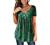 Plus Size Womens Tunic Tops To Wear With Leggings Summer Short Sleeve