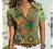 Summer Women Graphic Tshirt Tops Casual Sexy Slim V Neck Tunic Tee Fashion Cute Floral Short Sleeve Button Down Blouse