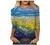 Women 3/4 Sleeve Tops Casual Tie Dye Graphic Tee Shirts Summer Crewneck Sweatshirt Loose Fit T Shirts Tunic Blouses