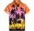 V.H.O. Funky Hawaiian Blouse Shirt Casual Men Front Pocket Button Down Very Loud Shortsleeve Unisex Beach Multi Colors