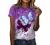 Summer Tops for Women Cute Sunflower Print Short Sleeve T-Shirt Casual Crew Neck Tshirts Plus Size Graphic Tees Shirts