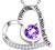 I Love You to the Moon and Back Necklace 925 Sterling Silver July Birthstone Ruby Necklace for Wife Mom Birthday Gifts Heart Pendant Jewelry for Women