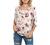 Womens Tops Summer 3/4 Sleeve Chiffon Blouse Loose Casual Elegant Ladies Office Work Shirts Loose Flowy Tshirts Top
