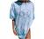 Smooto Basic Blouse Womens Loose Moon Sun Print O-Neck Short Sleeve Casual Workout T-Shirts Loose Tunic Blouse