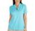 Reel Legends Womens Freeline Solid Mandarin Short Sleeve Top