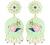 Aheli Handcrafted Enamel Meenakari Pearl Radha Krishna Jhumka Earrings Jewelry for Women Girls