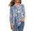Gaharu Women's Tops 3/4 Sleeve Casual V Neck Tunic Blouse Shirt