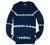 American Eagle Men's Raglan Crew Tie Dye Chunky Sweater M3