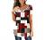 Plus Size Womens Tunic Tops To Wear With Leggings Summer Short Sleeve
