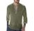 Karlywindow Mens Linen Henley Shirt Long Sleeve Cotton Beach Yoga Loose Fit Henleys Tops