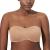 DELIMIRA Women's Jacquard Bandeau Underwire Minimizer Strapless Bra for Large Bust