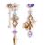 Anime Game Genshin Impact Zhongli Keqing Mona Cosplay Props Earrings Fashion Jewelry Gift For Women Girls