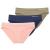 Eddie Bauer Women’s Bikini Underwear with Elastic Waistband, 3 Pack