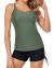 Yonique Womens Tankini Swimsuits Athletic Two Piece Tummy Control Bathing Suits with Shorts Modest Tank Tops