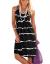 Jouica Women's Casual Summer Tank Sleeveless Knee Length Pleated Sun Dresses with Pockets