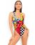 EDOLYNSA Women's One Piece Swimsuits U Neck Bathing Suits V Back Monokini Athletic Training Swimwear