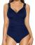 Firpearl Women One Piece Bathing Suits Surplice Shirred Swimwear Tummy Control Swimsuits