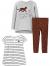 Simple Joys by Carter's Toddler and Baby Girls' 3-Piece Playwear Set