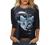 Women 3/4 Sleeve Tops Casual Tie Dye Graphic Tee Shirts Summer Crewneck Sweatshirt Loose Fit T Shirts Tunic Blouses