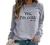 Womens Tops Long Sleeve Crewneck Inspirational Letter Print Tshirt Pullover Cute Graphic Tee Shirt Holiday Sweatshirts