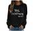 Womens Tops Long Sleeve Crewneck Inspirational Letter Print Tshirt Pullover Cute Graphic Tee Shirt Holiday Sweatshirts