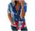 Womens Cute Printed Crew Neck Short Sleeve T Shirts Trendy Casual Workout Summer Tops Loose Fit Tee T-Shirts Blouse