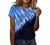 Womens T-Shirt Casual Dressy Floral Printed Short Sleeve Funny Graphic Tee Shirts Summer Cute Loose Blouse Tops