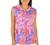 Reel Legends Womens Tropical Mariner Collared Sleeveless Top